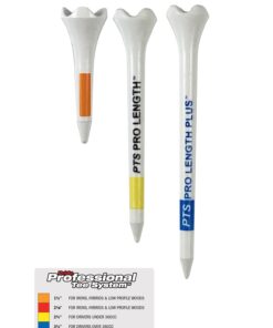 Pride Professional Tee System Plastic Golf Tees (Pack of 50), 40 Count 3-1/4-Inch + 10 Count 1-1/2-Inch,White 15 61OW75CTXzL