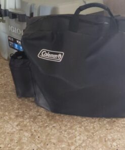 Coleman Stove Carry Case, Protective Cover for Coleman Grills & Stoves, Includes Carry Handle, Durable Zipper, and 2 Large Storage Pockets; Fits Grills/Stoves up to 24 x 18 x 5.5 Inches 27 61OWCsnE3bL
