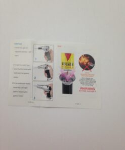 TBTEEK Butane Torch, Kitchen Torch Cooking Torch with Safety Lock & Adjustable Flame for Cooking, BBQ, Baking, Brulee, Creme, DIY Soldering(Butane Not Included) Silver 44 61OWMym65EL