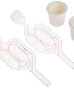 Twin Bubble Airlock and Carboy Bung (Pack of 2) 21 61OWmFhP4dL