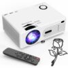 8500Lumens Portable Projector for Home Theater Entertainment, Full HD 1080P Supported Mini Projector HDMI AV USB TV Stick Supported 49 61OWyR 89rL