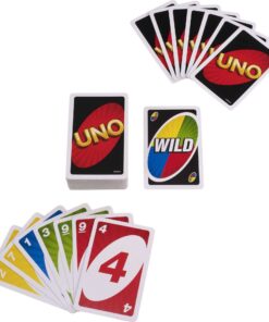 Mattel Games UNO: Classic Card Game, Multi, 8 x 3-3/4 x 81/100 in (42003),7 years and up 28 61OWzgjvPL
