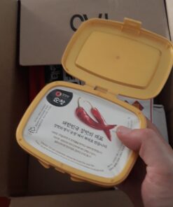 Chung Jung One O'Food Gochujang Korean Red Chili Pepper Paste Sauce, Spicy, Sweet and Savory Korean Traditional Fermented Condiment, 100% Brown Rice, No Corn Syrup, Medium Hot, 1.1lb 1.1 Pound (Pack of 1) 33 61OYp1rLJDL