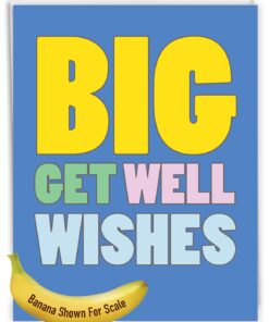 NobleWorks - Jumbo Get Well Card Funny (8.5 x 11 Inch) - Group Humor Greeting Card, Feel Better Soon - Big Get Well Wishes J2721GWG 15 61OYxbDkKTL