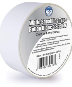 IPG Sheathing Tape, 1.88" x 54.6 yd, White (Single Roll) (5518USW)