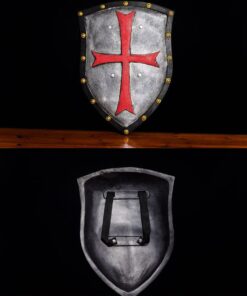 Nice purchase Medieval Knight Crusader Shield Knights Templar Cross Sheild 21 x 14in Home Wall Decoration Party Decor Costume Gifts - PU Rubber Retro Style 11 61OZfaqWppL