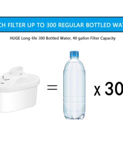 Hskyhan Alkaline Water Filter - Replacement Pitcher Water Filters, Cartridge Improve PH, 7 Stage Filteration System To Purify, 2 Pack 14 61OaEaDw32L