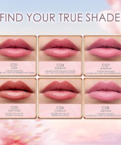 CATKIN Lip Balm Color Tinted Lipstick Ultra Hydrating Lip Deep Moistrurize Chapstick with Vitamin E Nourishing For Cracked & Dry Lips 0.12 oz (C07 Amethyst) C07 Amethyst 10 61OcTOQR2L