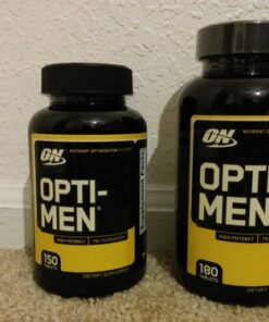 Optimum Nutrition Opti-Men, Vitamin C, Zinc and Vitamin D, E, B12 for Immune Support Mens Daily Multivitamin Supplement, 150 Count (Packaging May Vary) Unflavored 150 Count (Pack of 1) 30 61Oh1hvU6rL