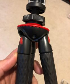 Tripod for iPhone, Fotopro Flexible Camera Tripod with Remote for iPhone 12 XS,Samsung, Waterproof and Anti-Crack Phone Tripod Stand for GoPro, Portable Travel Tripod for Live Streaming Vlogging Video Black and red 66 61OiLUscuHL