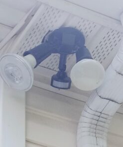 Cooper Lighting 110 Degree Motion Detector Floodlight, Black 1 Count (Pack of 1) 14 61OimkClrFL