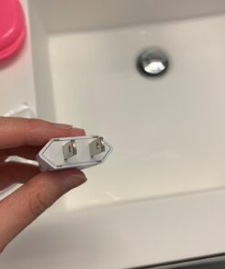 Unidapt Europe to USA Outlet Plug Adapter Converter, 2 Pack, Power Travel From European to American, Canada, Mexico, Type A 36 61OkBRG1fNL