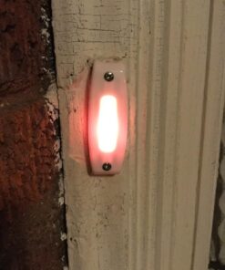 Broan-NuTone PB7LWH Doorbell Kit, Lighted Rectangular Pushbutton for Home, 1" x 1" x 1", White 19 61OlGb22ttL