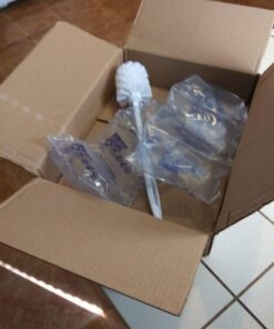 Rubbermaid Commercial 15 Inch Toilet Brush, Toilet Bowl-Cleaner for Bathroom, Scrub Brush for Toilet 1 Count (Pack of 1) Single 39 61OlNO7PivL