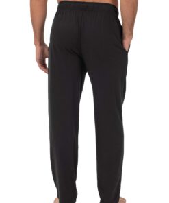 Fruit of the Loom Men's Extended Sizes Jersey Knit Sleep Pajama Lounge Pant (1 & 2 Packs) Large Black 8 61OlSGnPPuL