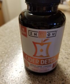 Zhou Nutrition Cider Detox Apple Cider Vinegar Capsules with Ginger, Turmeric & Cayenne, Max Strength Thermogenic Formula for Improved Digestion, Detox, Heart Health 13 61OocG3HvGL 1