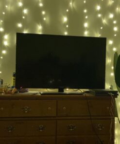 Twinkle Star 300 LED Window Curtain String Lights Wedding Party Home Garden Bedroom Outdoor Indoor Wall Decorations, Warm White *Warm white 38 61OogV9BXpL