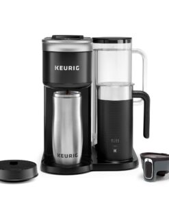 Keurig K-Cafe SMART Single Serve K-Cup Pod Coffee, Latte and Cappuccino Maker, Black 70 61OotKwKHPL