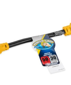 Camco Heavy-Duty Electrical Dogbone Adapter, 50 Amp Male to 30 Amp Female, 18 Inches (55175),Black 11 61Op3yHZTQS