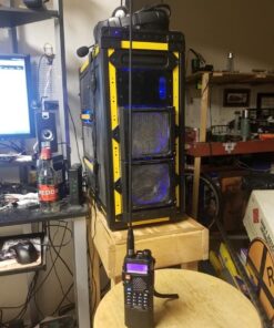 Authentic Genuine Nagoya NA-320A Triband HT Antenna 2M-1.25M-70CM (144-220-440Mhz) Antenna SMA-Female for BTECH and BaoFeng Radios NA-320A 17.7" VHF/220/UHF 24 61OqCPe zxL