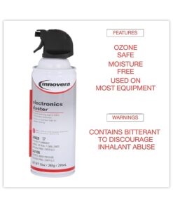 Innovera IVR10014 10 oz. Compressed Air Duster Cleaner (4/Pack) 15 61OsK7G8ddL
