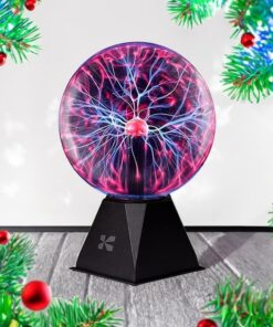 Katzco 7" Plasma Ball - Nebula Sphere, Thunder Lightning - Plug-in Electricity Ball - Touch and Sound Sensitive Plasma Globe for Parties, Decorations, Prop - STEM Science Toy for Kids - Cool Lamps 7 inch Interactive 26 61OtCtUiVVL