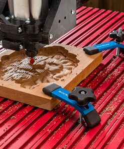 Rockler Hold Down Clamp, (5-1/2''L x 1-1/8'' W) - Drill Press Clamp is for Workbenches, Jigs, or Machine Tables w/T Track Accessories – Clamps Ideal for Soft Woods, Pre-finished Panels, & More 10 61OuGfIjsmL