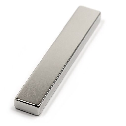 CMS MAGNETICS - Rectangle Neodymium Magnet Bar (1 ct, 3” x1/2" x1/4”) - Rare Earth Rectangle Magnet for Crafts, School Projects & Magnetic Therapy, Pack of One Rectangular Neodymium Bar Magnet