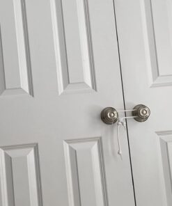 Kiscords Baby Safety Cabinet Locks for Knobs Child Safety Cabinet Latches for Home Safety Strap for Baby Proofing Cabinets Kitchen Door RV No Drill No Screw No Adhesive (White) 21 61OwpSO24CL