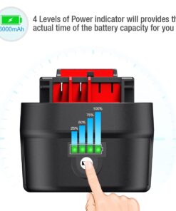 Powerextra 6.0Ah 18 Volt HPB18-OPE Lithium Replacement Battery for Black&Decker A1718 A18NH HPB18 HPB18-OPE (1 Pack) 16 61OxBDB0wWL