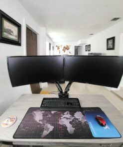 SAMSUNG 27" CF39 Series FHD 1080p Curved Computer Monitor, Ultra Slim Design, AMD FreeSync, 4ms response, HDMI, DisplayPort, VESA Compatible, Wide Viewing Angle, LC27F398FWNXZA, Black 27-Inch DP/HDMI 42 61OxDncAvWL