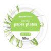 Amazon Basics Everyday Paper Plates, 8 5/8 Inch, Disposable, 100 Count 5 61OxyGRWqVL