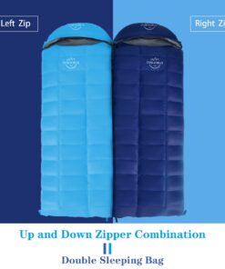 OMVMO 0 5 10 15 Degree 650/800 Fill Power Rectangle Duck/Goose Down Sleeping Bag for Adults,Ultralight Wearable 4 Season Envelope Sleeping Bag for Camping,Can be Used as a Down Blanket Duvet or Cloak Dark blue/10℉/Left Zipper Regular(Fits up to 6'0'') 10 61OynWA1lCL