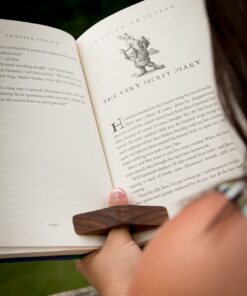The PagePal Page-Holder- American Made Walnut Thumb Bookmark - Novel Reading Accessories Gifts for Readers, Book Lovers Gifts, Bookworm Gifts, Book Accessories - Made in The USA (Regular) Walnut - Regular 16 61Oz8gGVt L
