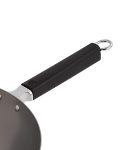 JOYCE CHEN Professional Series 14-Inch Carbon Steel Wok with Phenolic Handles 14 - inch Flat Bottom Wok 26 61OzFcSigL