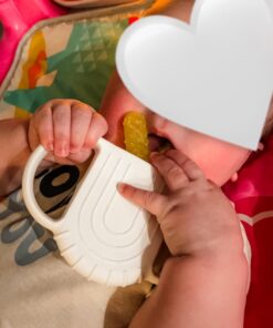 Frida Baby Not-Too-Cold-to-Hold BPA-Free Silicone Teether for Babies 32 61P enFdqxL