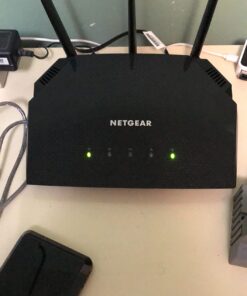 NETGEAR 4-Stream WiFi 6 Router (R6700AX) – AX1800 Wireless Speed (Up to 1.8 Gbps) | Coverage up to 1,500 sq. ft., 20 devices AX WiFi 6 43 61P26DDviLL