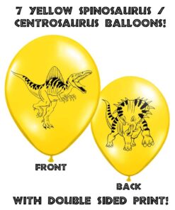 Dinosaur World Jurassic Style Birthday Balloons - Party Pack - 35 Large 12" Latex Balloons in Assorted Colors 12 61P4f4gBJsL