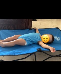 Regalo My Cot Portable Toddler Bed, Includes Fitted Sheet, Royal Blue , 48x24x9 Inch (Pack of 1) 40 61P5vPIIayL