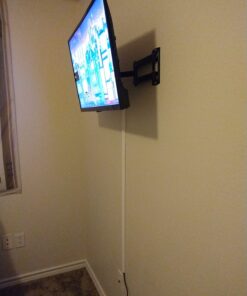 Perlegear Full Motion TV Wall Mount Bracket for Most 17-42 Inch LED LCD Flat Curved Screen TVs & Monitors, Swivel Tilt Extension Rotation with Articulating Arms, Max VESA 200x200mm up to 44lbs 34 61P6Andn3L