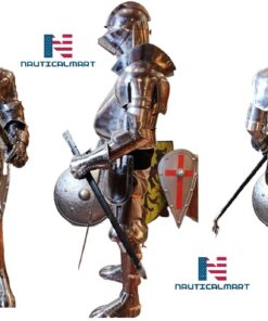 Medieval Knight Suit of Armor Costume - LARP Wearable Authentic 17 61P6ZJWkDHL