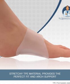 Dr. Frederick’s Original Arch Support Shoe Insert Gel Set - 2 Pieces - Soft Gel Sleeves for Plantar Fasciitis Support & Flat Foot Support - Pain Relief - Men & Women - Large - W8-14 | M6-13 2 Count (Pack of 1) 20 61P7zCYRuXL