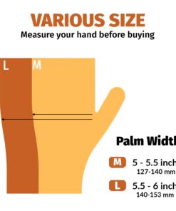 GORILLA SUPPLY 500 BPA Free Premium Disposable Gloves Poly PE LDPE Plastic for Kitchen Food Handling Food Prep Latex & Powder Free (500 Count, Large) Large (Pack of 500) 11 61P8CNNrtiL