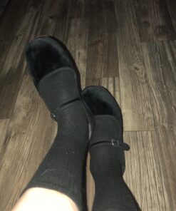 Alternative view of Shoes 18 Womens Cotton China Doll Mary Jane Shoes Ballerina Ballet Flats Shoes 10 118 Black Micro Suede