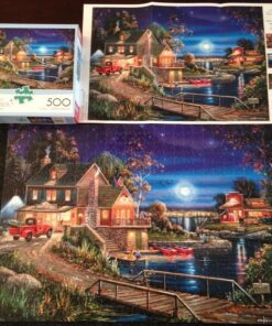 Buffalo Games - Days to Remember - Autumn Memories - 500 Piece Jigsaw Puzzle For Adults - Challenging Puzzle Perfect for Game Nights - 500 Piece Finished Size Is 21.25 x 15.00 Buffalo Games 30 61P9VuXLiFL