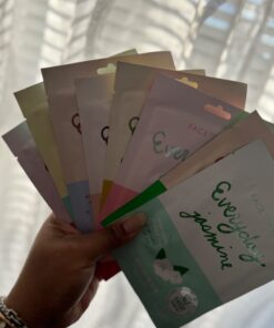 Everyday Hydrating Essence Korean Sheet Masks (8 Pack Bundle) , for All Skin Types, Revitalizing, Purifying, Illuminating, Anti-aging With No Harsh Chemicals and Safe for Sensitive Skin, Set of 8 0.81 Fl Oz (Pack of 8) 27 61PBPRYObYL