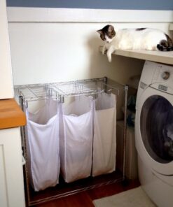 Honey-Can-Do Urban Triple Sorter, White 5 61PBSiw95AL