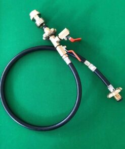 Flame King Refillable 1LB Empty Propane Cylinder Tank - Reusable - Safe and Legal Refill Option - DOT Compliant - 16.4 oz, Green Green Tank 16 61PBj2g7GPL