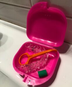 PUL Clear Aligner Removal Tool Compatible with Invisalign Removable Braces & Trays, Retainers, Dentures and Aligners - Hygienic Oral Care Accessory, Personal Orthodontic Supplies - Orange (Pack of 1) 1 Pack 29 61PBya n8XL