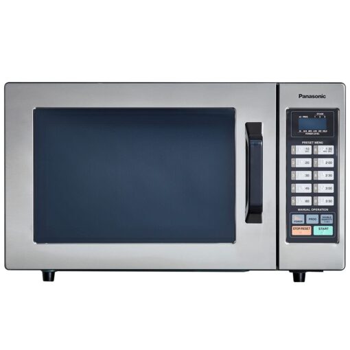 Panasonic Consumer NE1054F 1000 Watt Commercial Microwave Oven With 10 Programmable Memory, Stainless Touch Panel Control